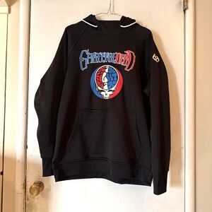 686 Men's Grateful Dead Fleece Pullover Hoody 23 Sweatshirt Black | Men's Medium